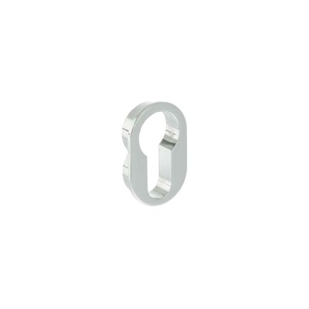 Forme Concealed Rose Euro Escutcheons Round - Polished Chrome (Pair)