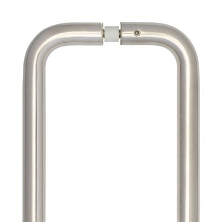 Stainless Steel 19mm D Shape Pull Handles B2B Fixing 150x19mm Satin Stainless Steel - By Frelan Hardware - JSS120A