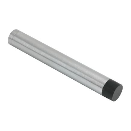 Zoo Hardware Door Stop - Cylinder without Rose 105mm - Satin Chrome