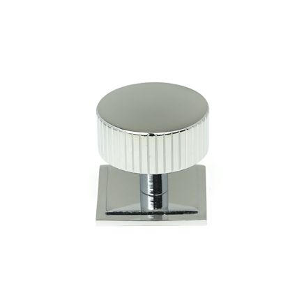 Polished Chrome Judd Cabinet Knob - 38mm (Square)
