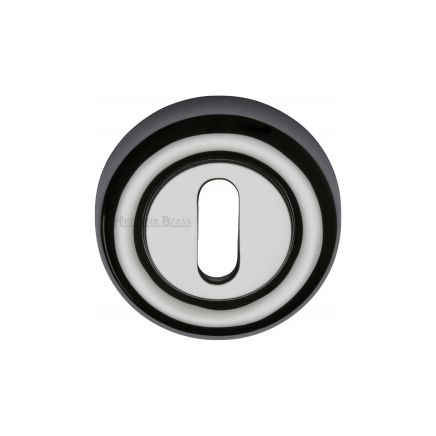 Heritage Brass Key Escutcheon Polished Chrome finish
