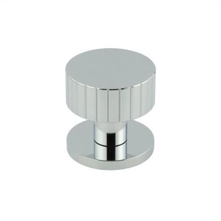 Cog Polished Chrome Mortice Knob - By Frelan Hardware - JV803PC