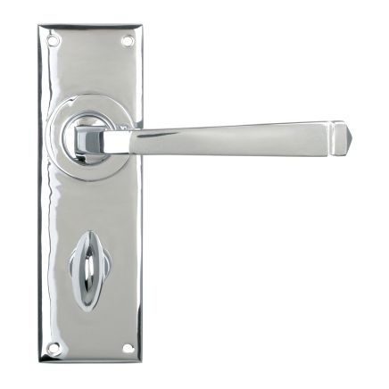 Polished Chrome Avon Lever Bathroom Set