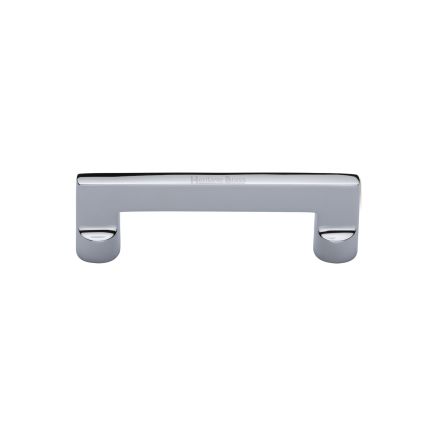 Heritage Brass Cabinet Pull Apollo Design 96mm CTC Polished Chrome Finish