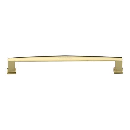 Heritage Brass Cabinet Pull Vintage Design 203mm CTC Polished Brass Finish