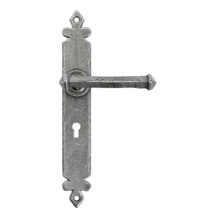 Pewter Tudor Lever Lock Set