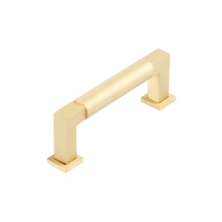 Burlington Westminster Round Cabinet Handles 96mm Satin Brass - By Frelan Hardware - BUR310SB