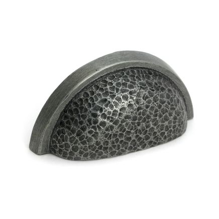 Pewter Hammered Regency Concealed Drawer Pull