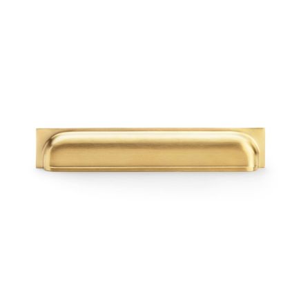 Alexander & Wilks - Quantock Cup Pull Handle - Satin Brass PVD - Large