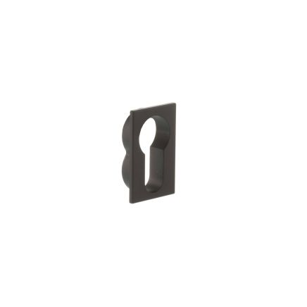 Forme Concealed Rose Euro Escutcheons Round - Urban Dark Bronze (Pair)
