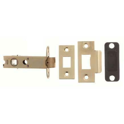 Atlantic Heavy Duty Bolt Through Tubular Latch 3" - Polished Brass