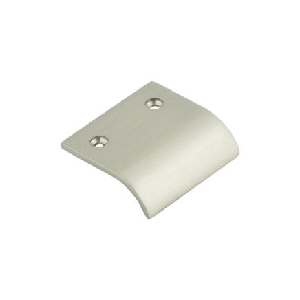 Burlington 50mm Satin Nickel Curved Edged Pull - By Frelan Hardware - BUR920SN