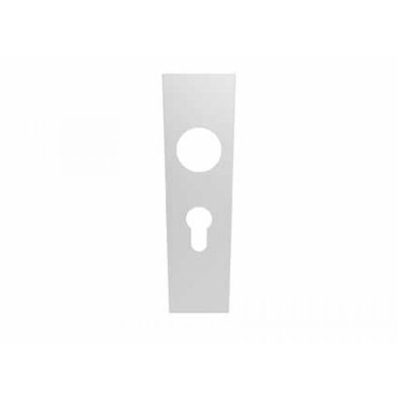 Square Covers For Euro Lock Backplate 47.5mm - Satin Stainless Steel