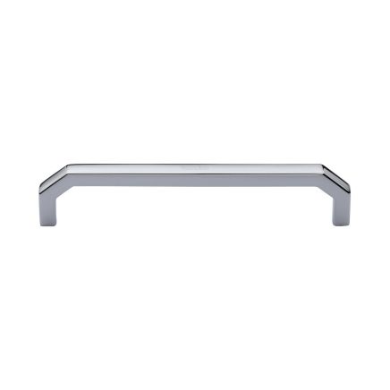 Heritage Brass Cabinet Pull Hex Angular Design 152mm CTC Polished Chrome Finish