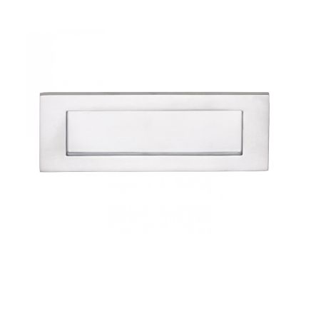 Plain Letter Plate - Satin Chrome