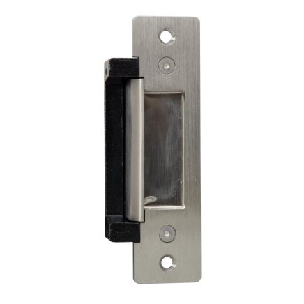 Zoo Hardware ANSI Unmonitored electric strike, 12/24vdc selectable, fail safe/secure selectable, includes short and long face plates
