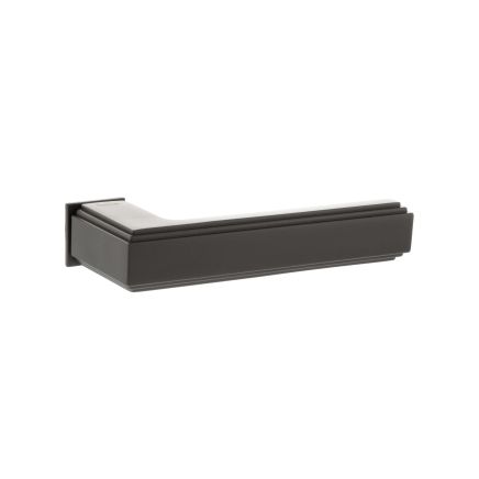 Forme Alila Lever Door Handle on Concealed Square Rose - Urban Dark Bronze (Pair)