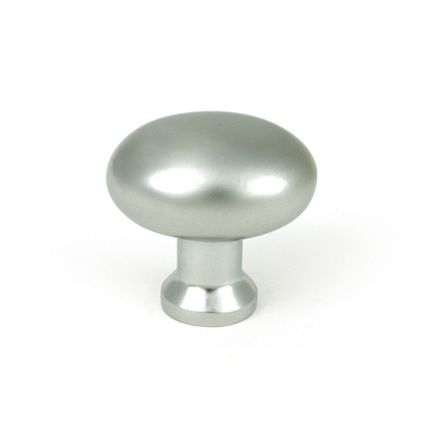 Satin Chrome Moore Cabinet Knob - 32mm