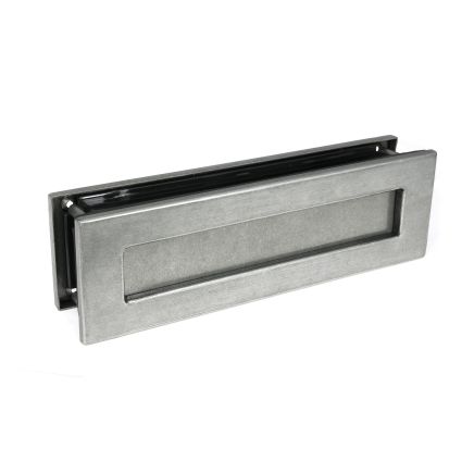 Pewter Traditional Letterbox
