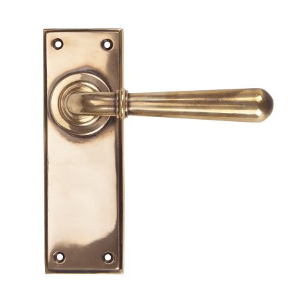 Polished Bronze Newbury Lever Latch Set