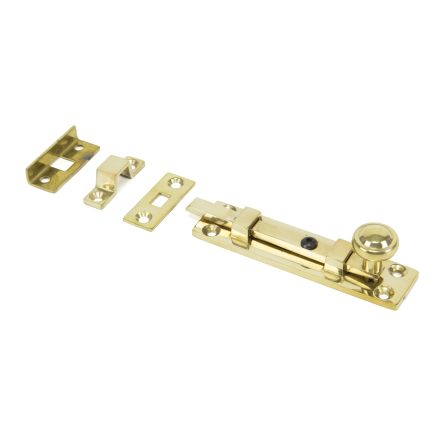 Polished Brass 4" Universal Bolt