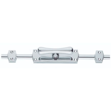 Espagnolette Bolt Tee Knob Set - Polished Chrome