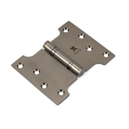 Aged Bronze 4" x 3" x 5" Parliament Hinge (pair) ss