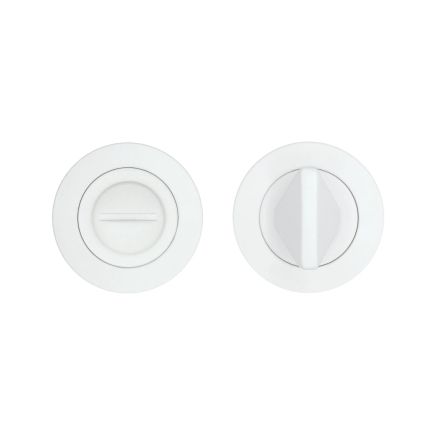 Zoo Hardware Turn and Release - Rosso Slim - Powder Coat White