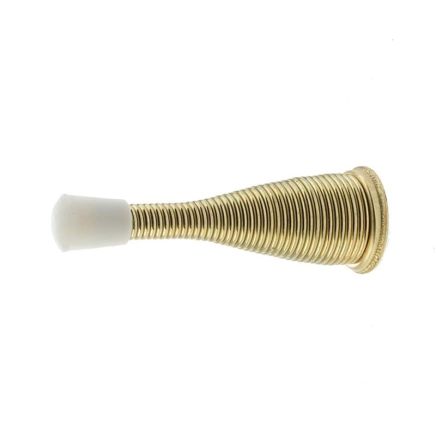 Jedo Wall Mounted Spring Door Stop 78mm Electro Brassed - By Frelan Hardware - J739HEB