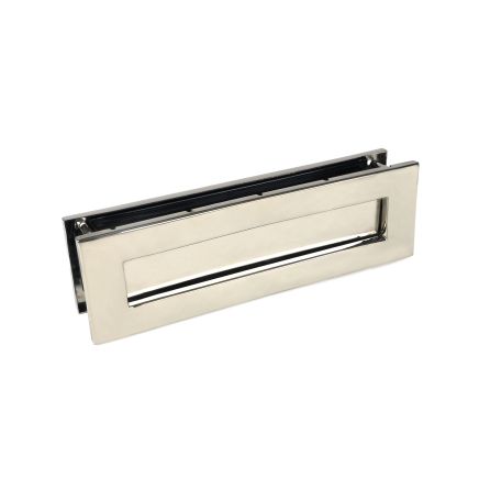 Polished Nickel Traditional Letterbox