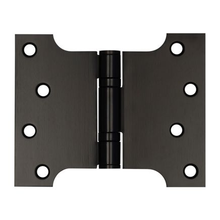 102x127x3mm Matt Black Parliament Ball Bearing Hinge - By Frelan Hardware - J9459MB - (Sold in Pairs)