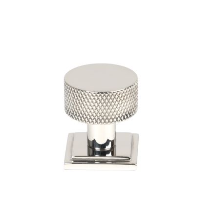 Polished SS (304) Brompton Cabinet Knob - 25mm (Square)
