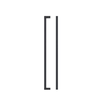 Zoo Hardware Square Block Cabinet handle 320mm CTC Matt Black Finish