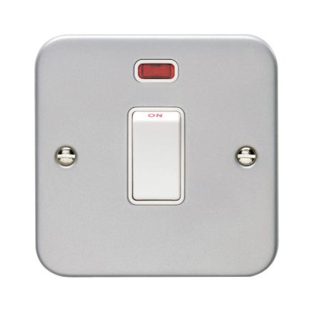Eurolite Metal Clad 20Amp Switch with Neon Indicator Metal Clad