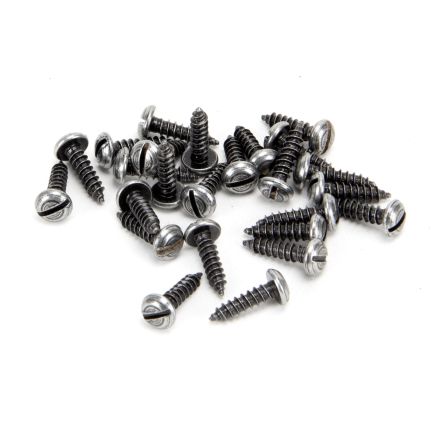 Pewter 6 x 1/2" Round Head Screws (25)