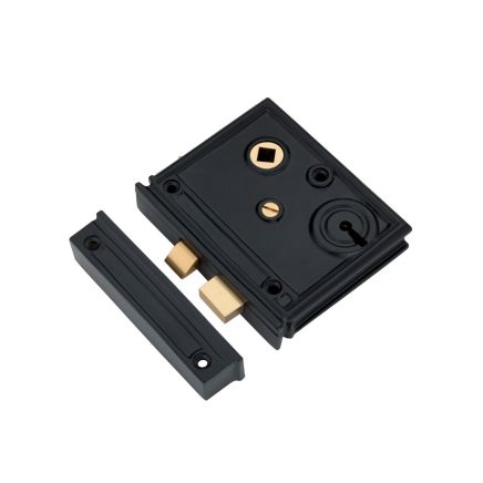 Vertical Rim Lock Black