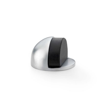 Alexander & Wilks - Shield Floor Mounted Door Stop - Satin Chrome