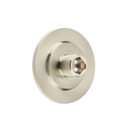 Burlington Stepped Bases to Suit Wall Mounted Doorstops Satin Nickel - By Frelan Hardware - BUR973SN