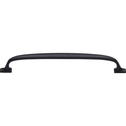 Heritage Brass Cabinet Pull Durham Design 203mm CTC Matt Black Finish