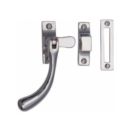 Heritage Brass Casement Window Fastener Ball Design Polished Chrome finish