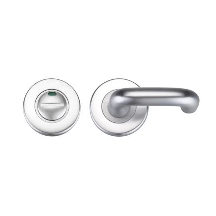 Zoo Hardware DDA Turn and Release with Indicator complete with escutcheons and 5mm spindle - Satin