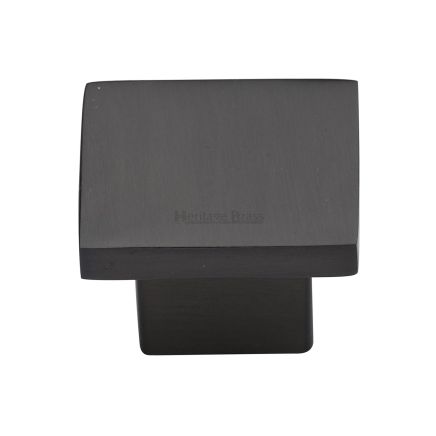 Heritage Brass Cabinet Knob Classic Square Design 40mm Matt Bronze finish