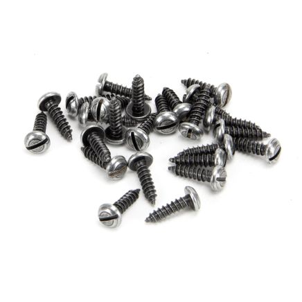 Pewter 6 x 1/2" Round Head Screws (25)