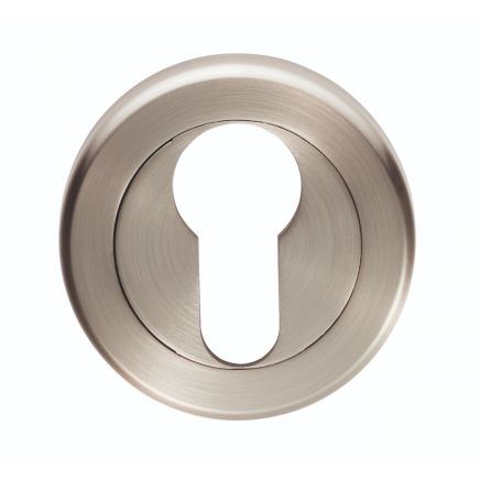 Serozzetta Euro Profile Escutcheon  - Satin Nickel
