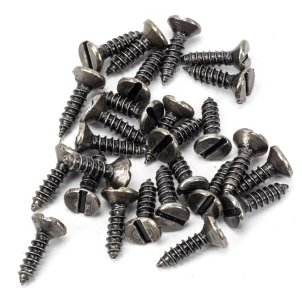 Pewter 6x½" Countersunk Screws (25)
