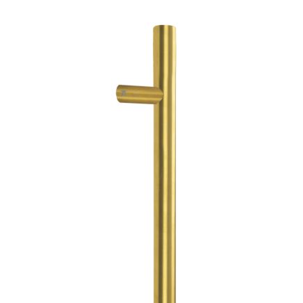 Aged Brass (316) 1.8m Offset T Bar Handle Bolt Fix 32mm Ø