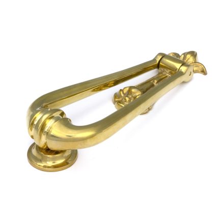 Polished Brass Loop Door Knocker