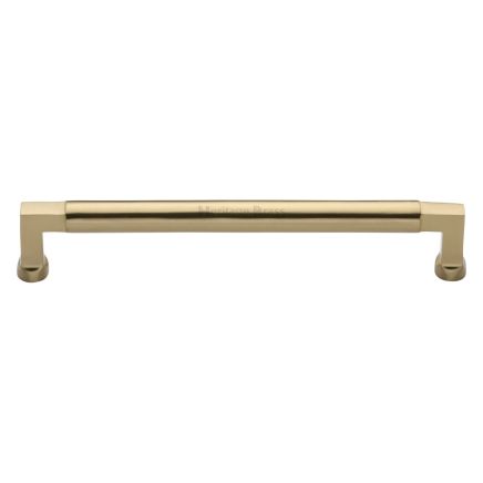Heritage Brass Cabinet Pull Bauhaus Design 203mm CTC Satin Brass Finish