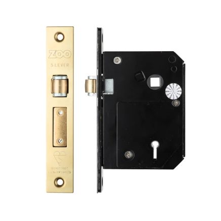 Zoo Hardware British Standard 5 Lever Roller Sashlock - 80mm - Chubb Retro Fit 3K74
