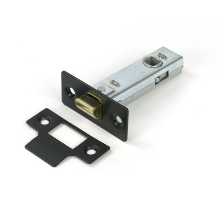 Black 3" Tubular Mortice Latch